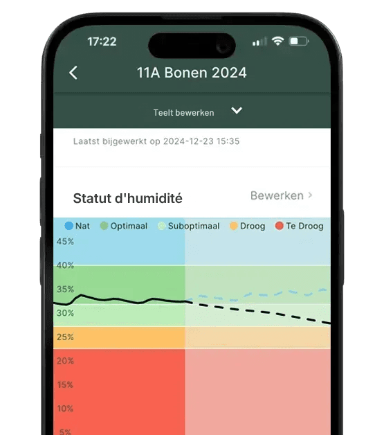 Irrigation advice screenshot